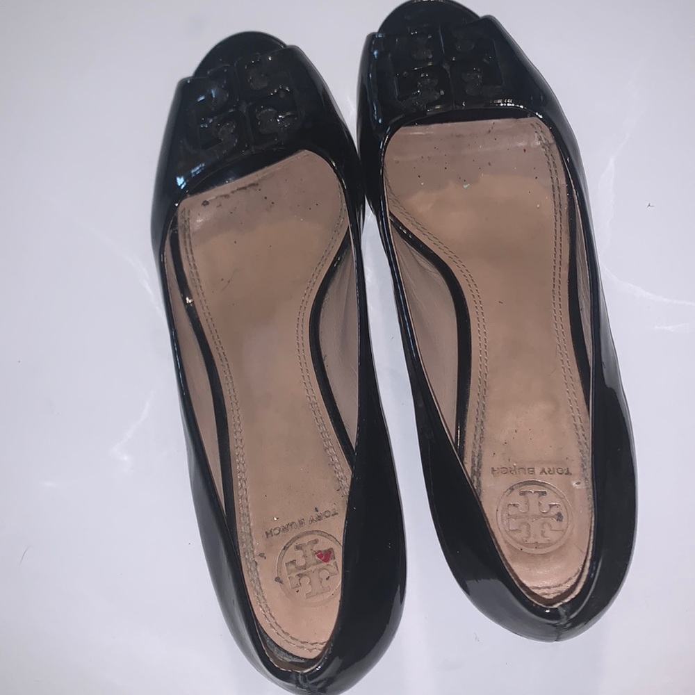 Black Patent Leather Tory Burch Size 10 Heels